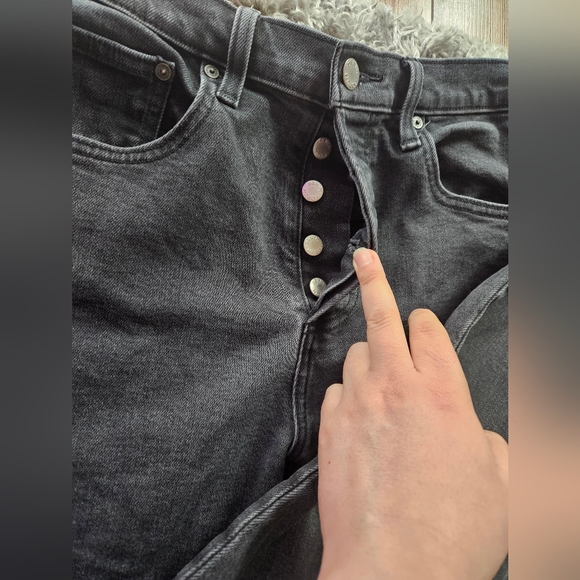 Denim Forum The Yoko High Rise Faded Black High-Rise Jeans - Picture 3 of 6